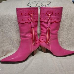 Pink Charlie 1 Horse/Lucchese Boots